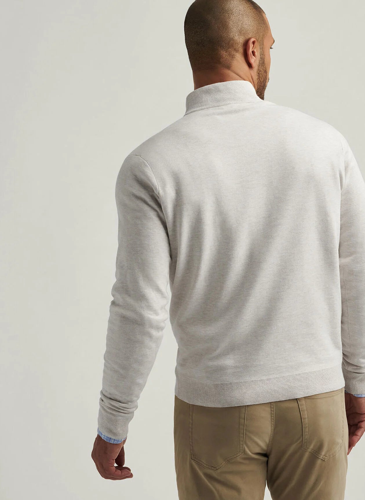 Peter Millar Coolspun Cotton Quarter-Zip Sweater