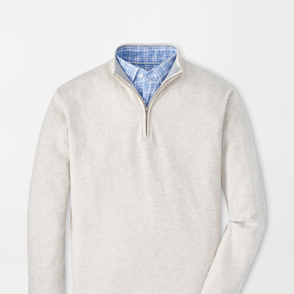 Peter Millar Coolspun Cotton Quarter-Zip Sweater