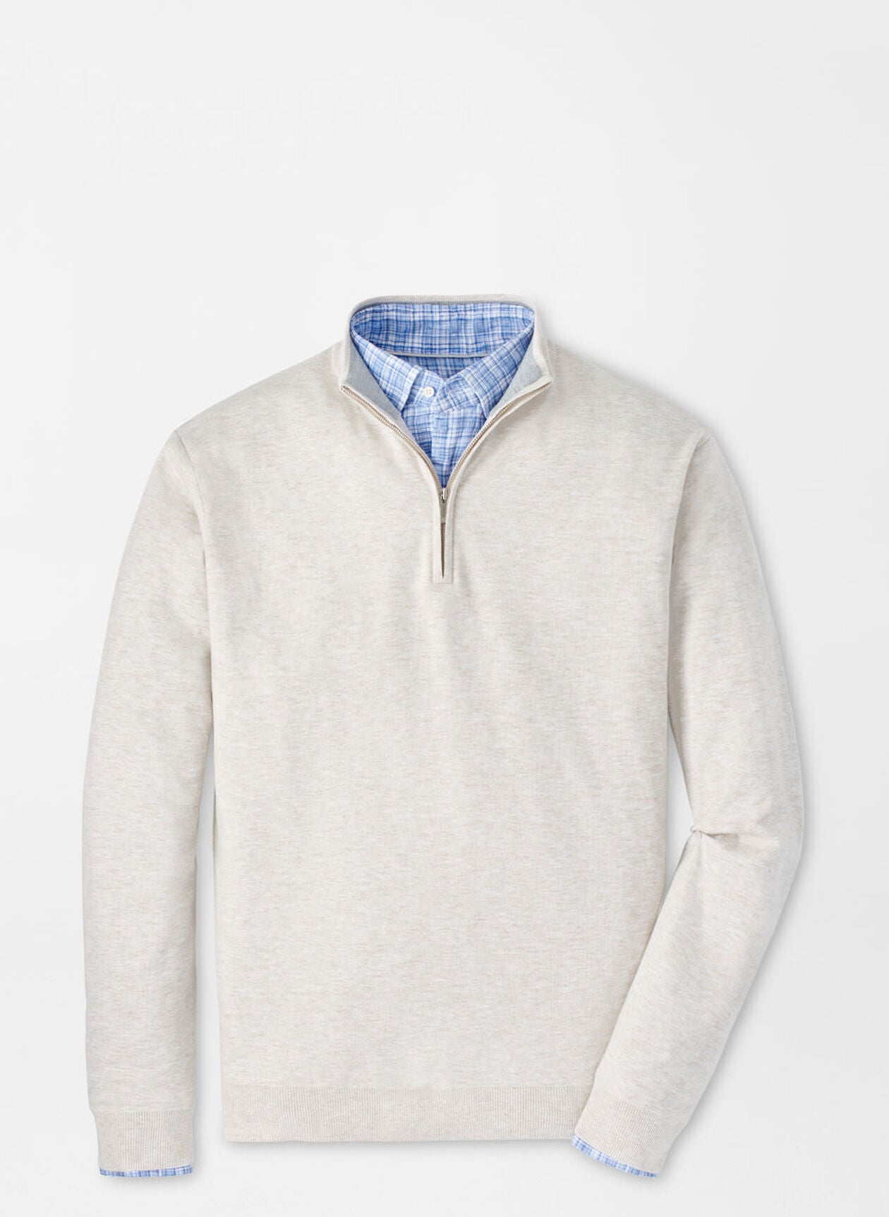 Peter Millar Coolspun Cotton Quarter-Zip Sweater