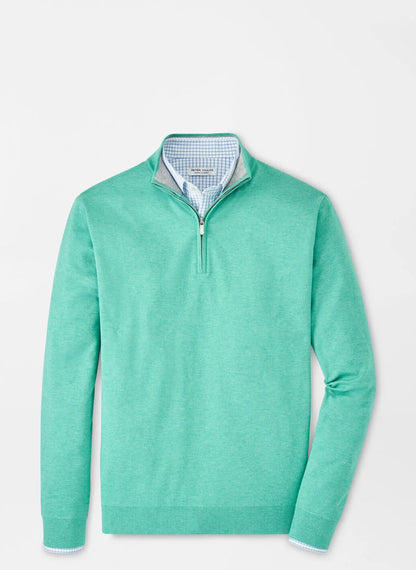 Peter Millar Coolspun Cotton Quarter-Zip Sweater