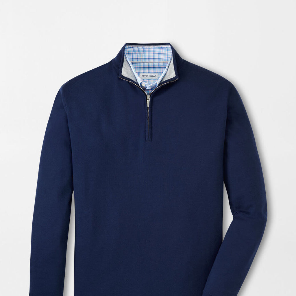 Peter Millar Coolspun Cotton Quarter-Zip Sweater