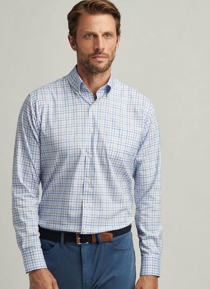 Peter Millar Calgary Crown Lite Cotton-Stretch Sport Shirt