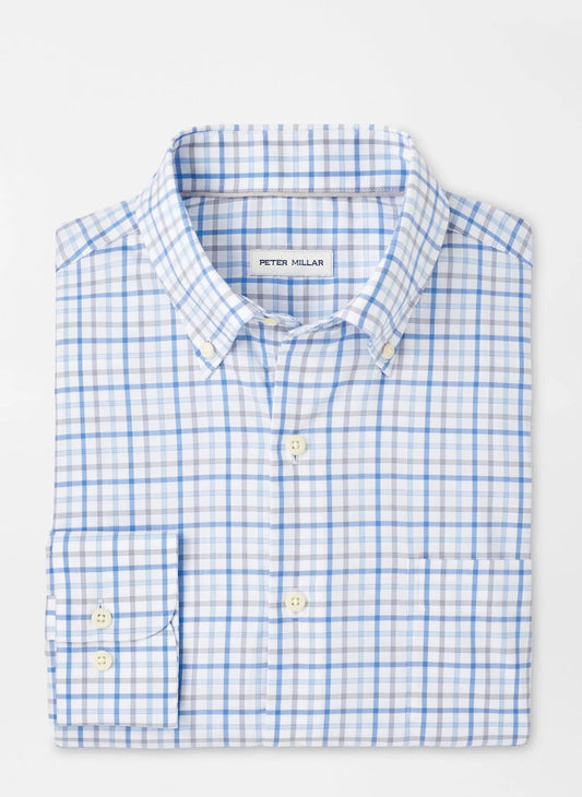 Peter Millar Calgary Crown Lite Cotton-Stretch Sport Shirt