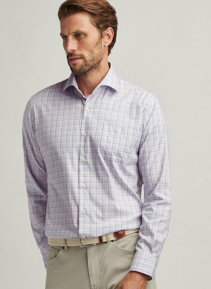 Peter Millar Huron Crown Lite Cotton-Stretch Sport Shirt