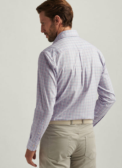 Peter Millar Huron Crown Lite Cotton-Stretch Sport Shirt