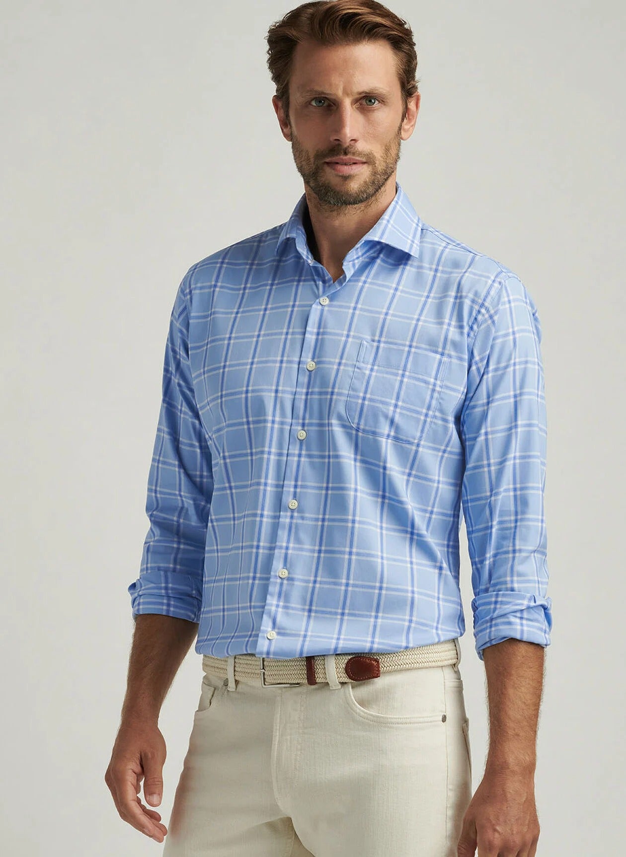 Peter Millar Ullswater Crown Lite Cotton-Stretch Sport Shirt