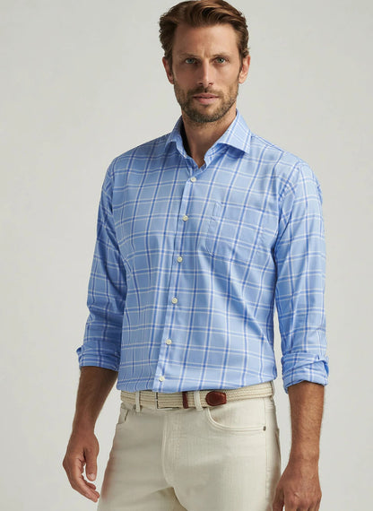 Peter Millar Ullswater Crown Lite Cotton-Stretch Sport Shirt