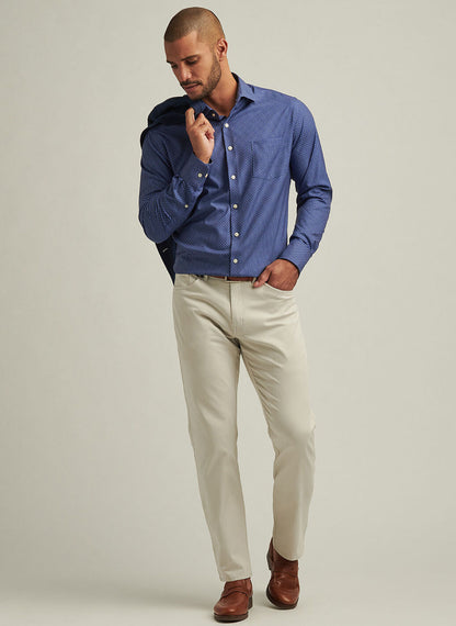 Peter Millar Winnipeg Performance Poplin Sport Shirt