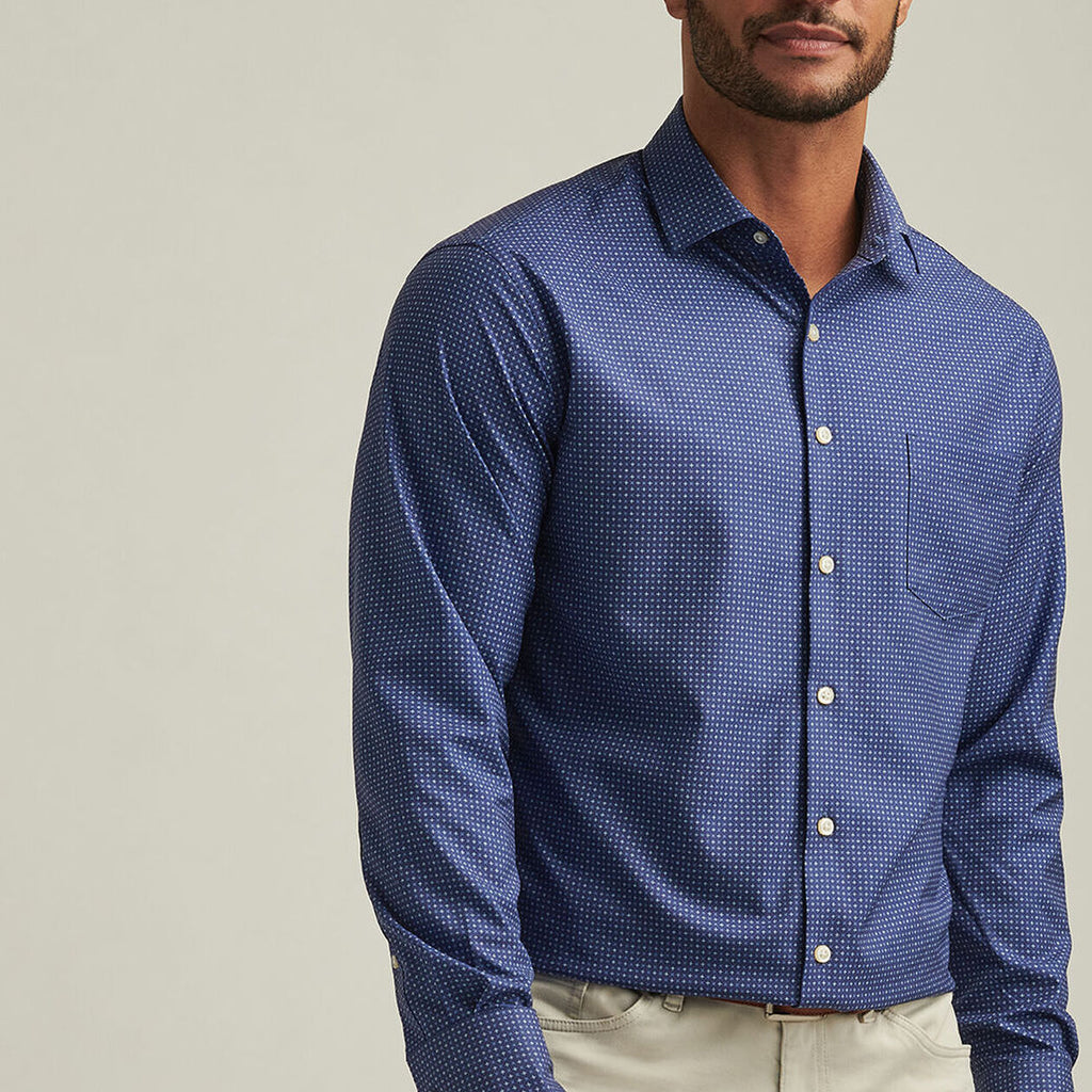 Peter Millar Winnipeg Performance Poplin Sport Shirt