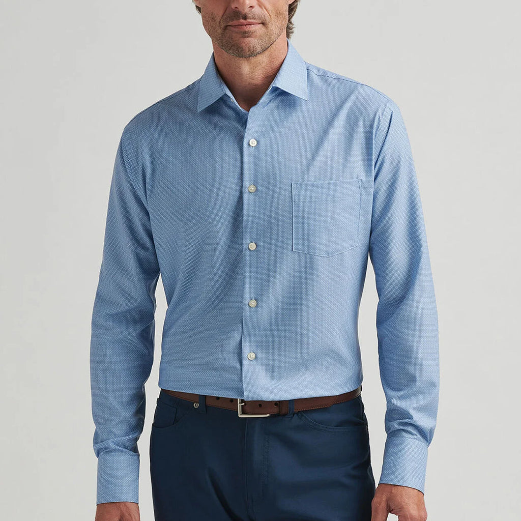 Peter Millar Triad Performance Poplin Sport Shirt