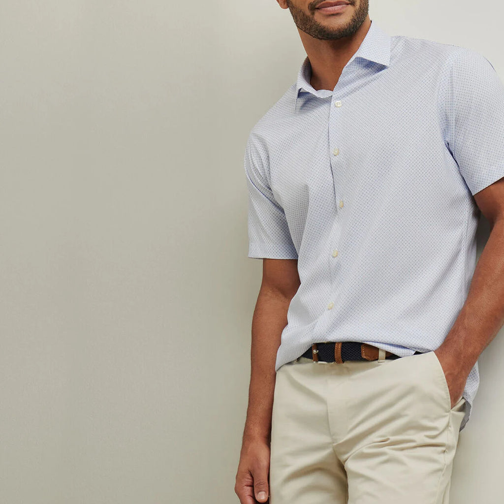 Peter Millar Champers Performance Poplin Sport Shirt