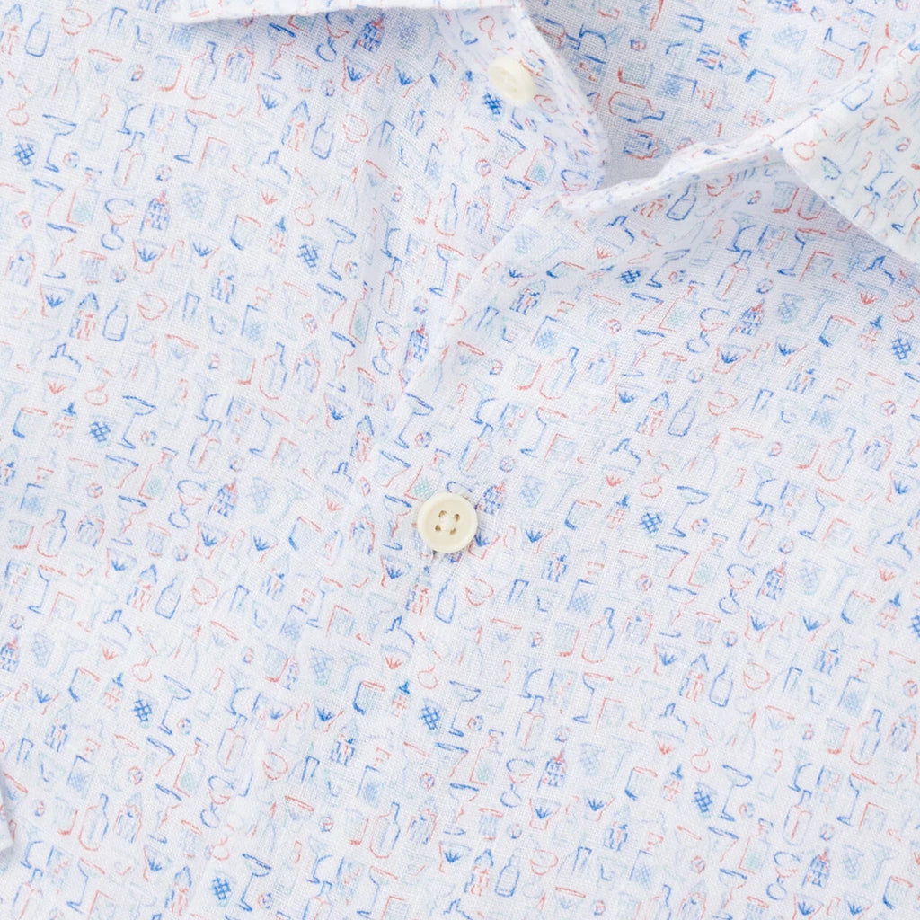 Peter Millar Soiree Linen Sport Shirt