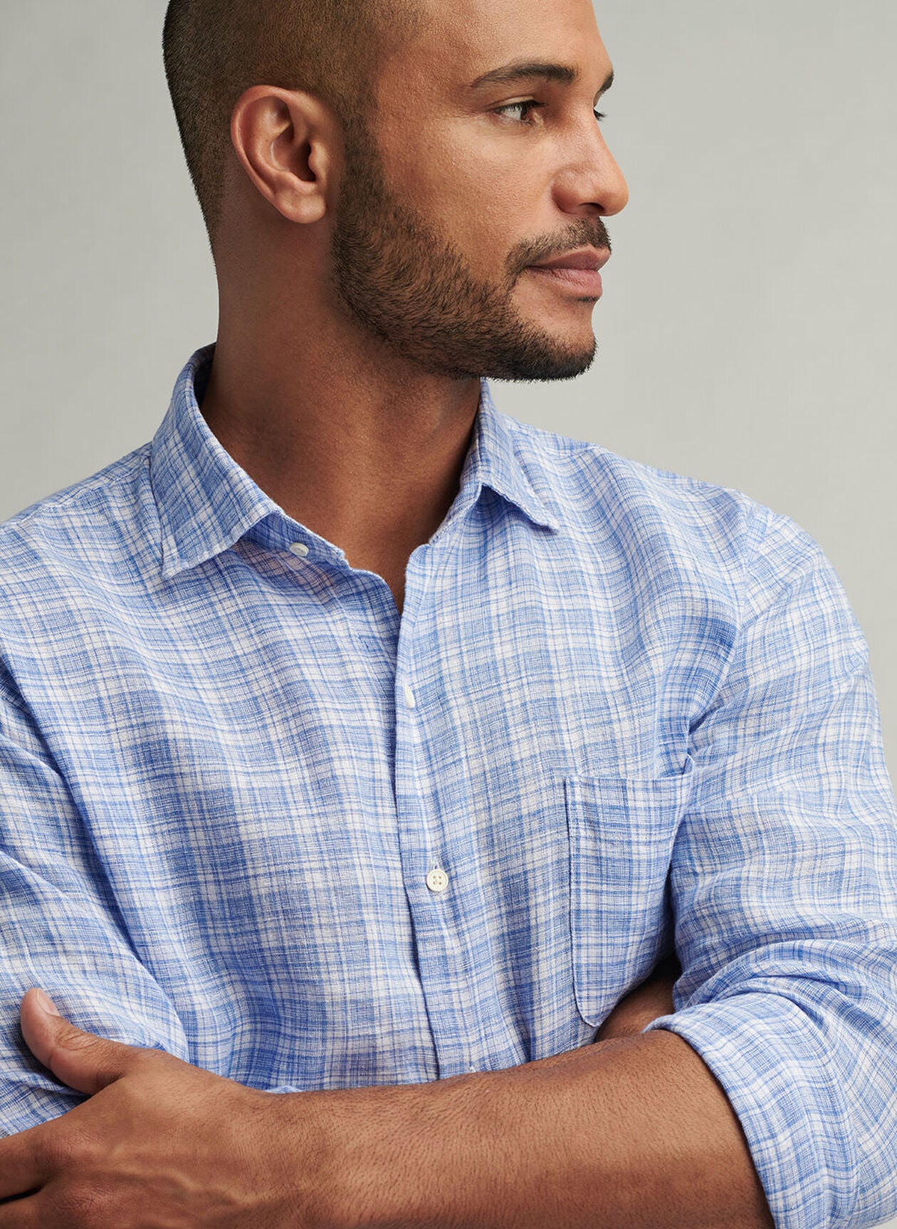 Peter Millar Chilwa Linen Sport Shirt
