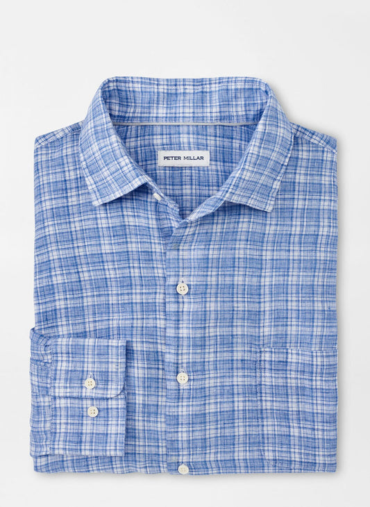 Peter Millar Chilwa Linen Sport Shirt