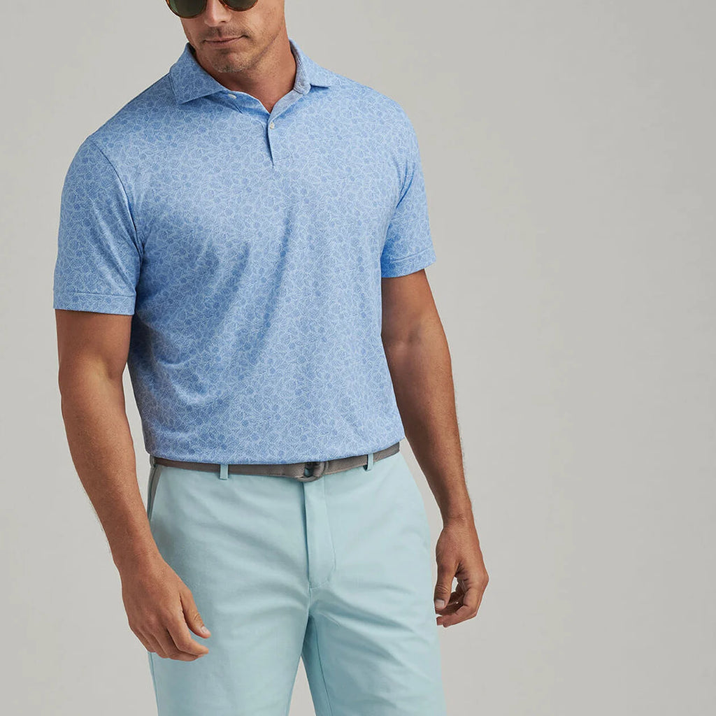 Peter Millar Botanical Performance Jersey Polo