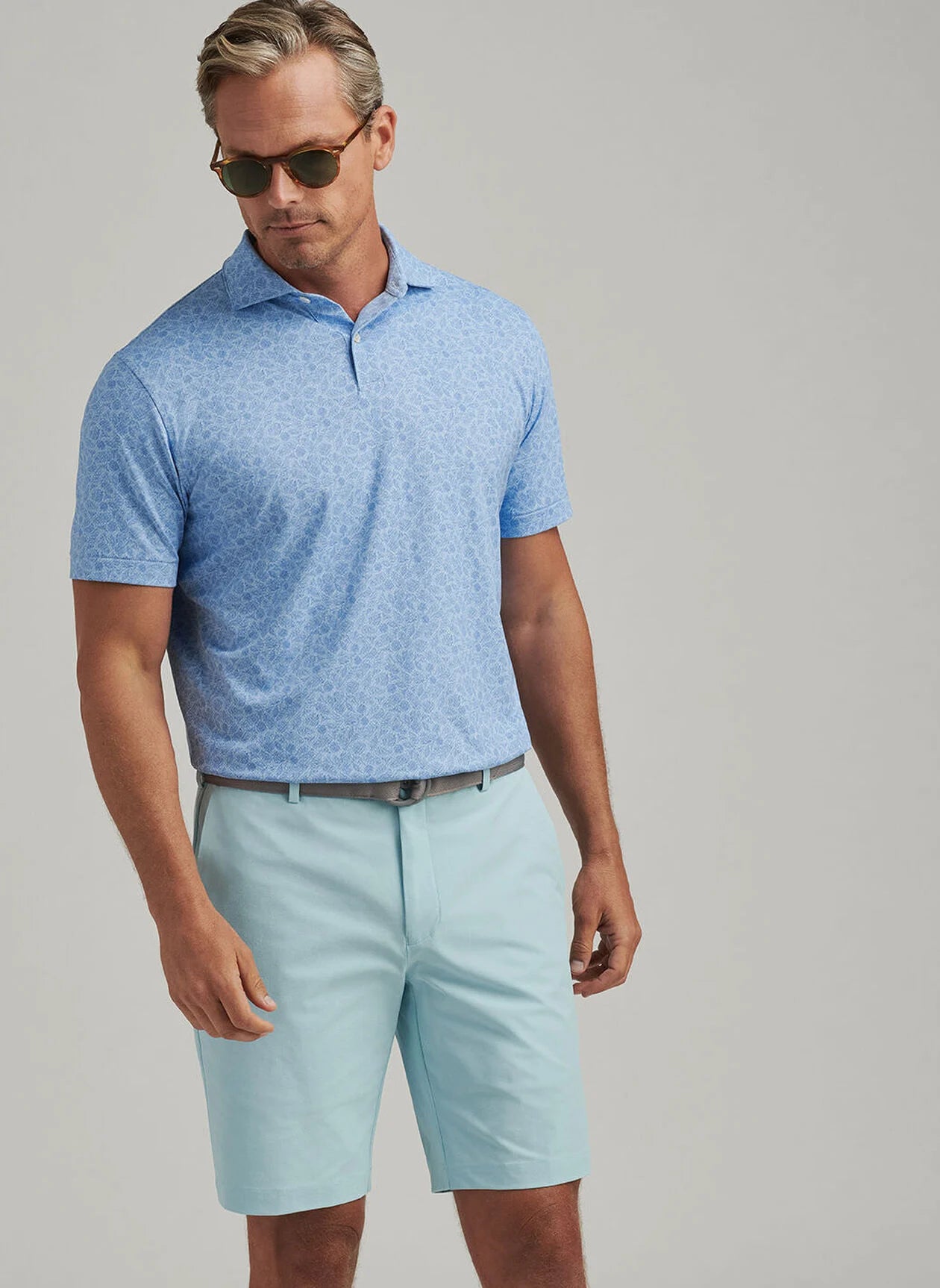 Peter Millar Botanical Performance Jersey Polo