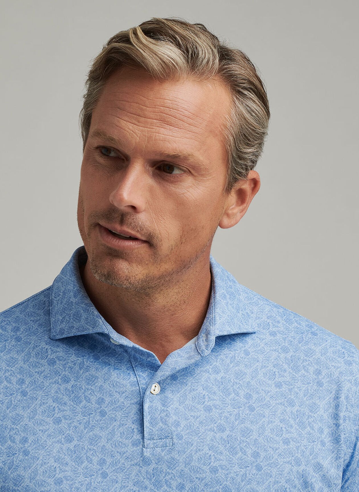 Peter Millar Botanical Performance Jersey Polo