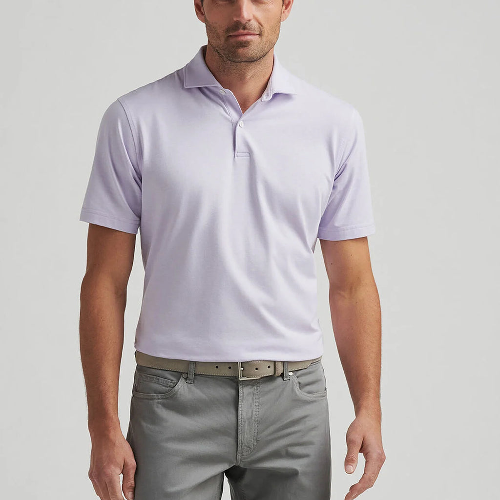 Peter Millar Albatross Cotton Blend Piqué Polo