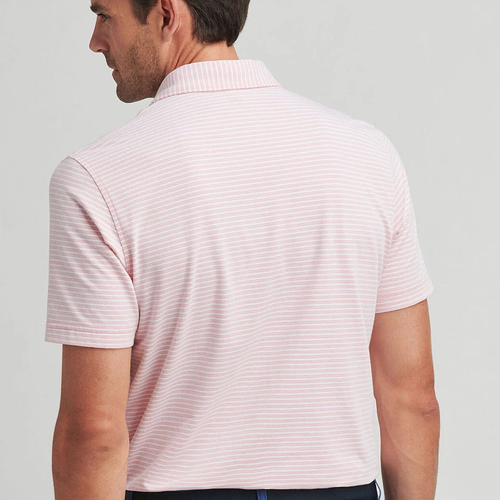Peter Millar Albatross Cotton Blend Piqué Stripe Polo