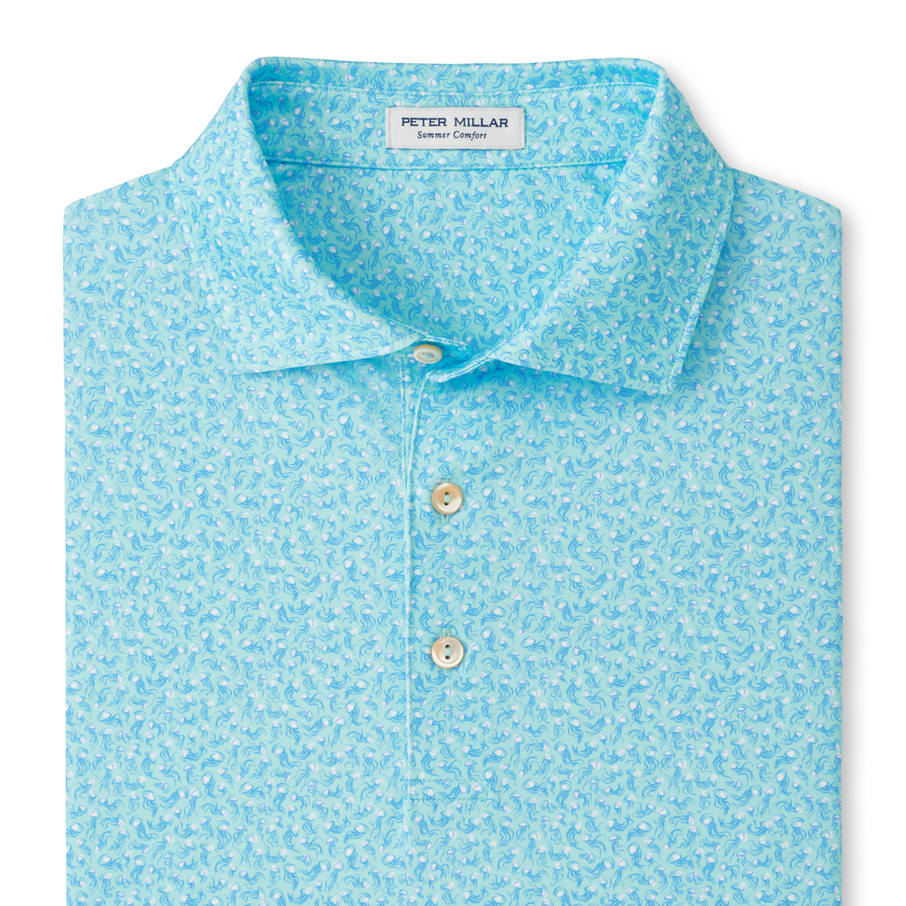 Peter Millar Jellyfish Performance Jersey Polo