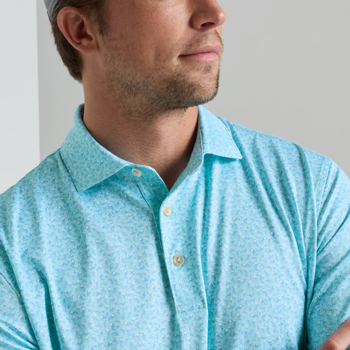 Peter Millar Jellyfish Performance Jersey Polo