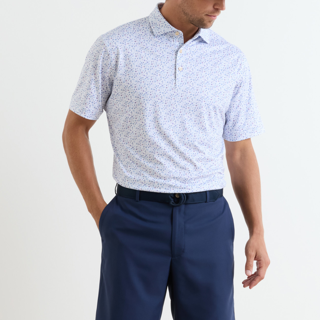 Peter Millar Oyster Roast Performance Jersey Polo