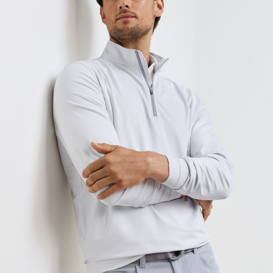 Peter Millar Perth Basketweave Performance Quarter-Zip