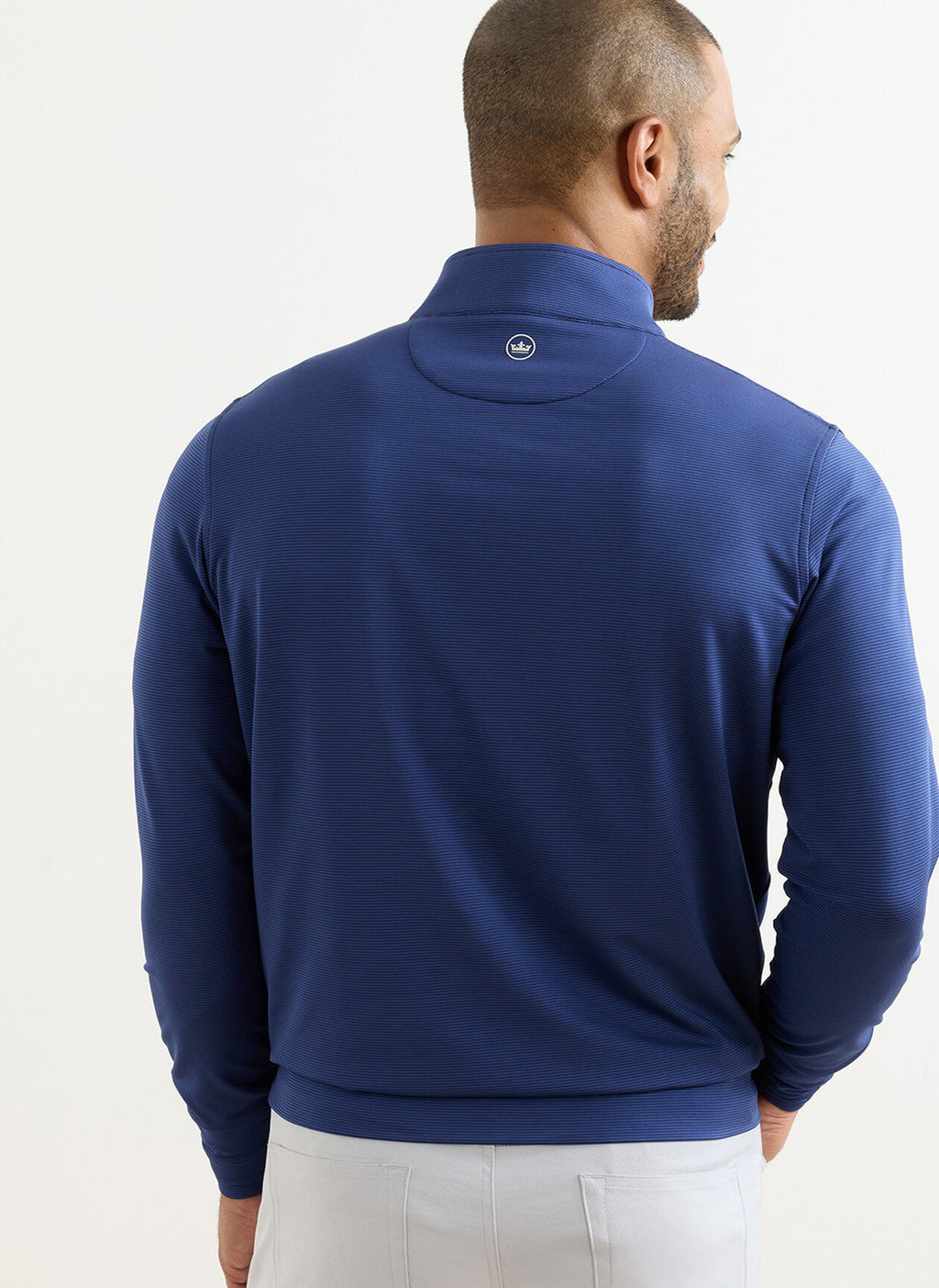 Peter Millar Perth Sugar Stripe Performance Quarter-Zip