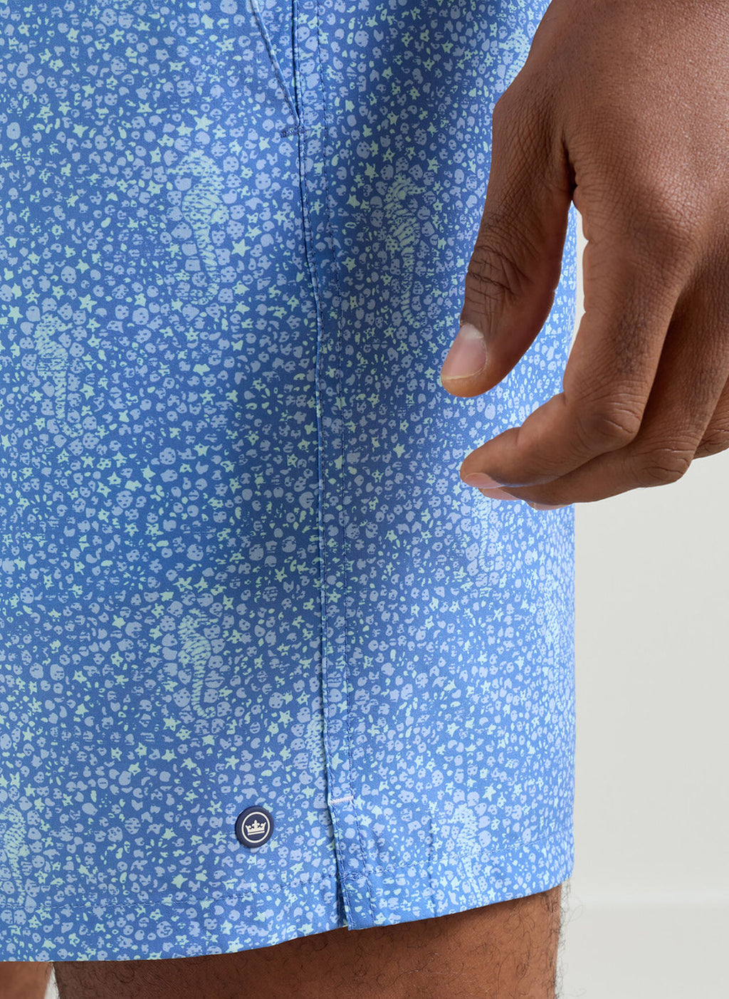 Peter Millar Sea Glass Seahorses Swim Trunk