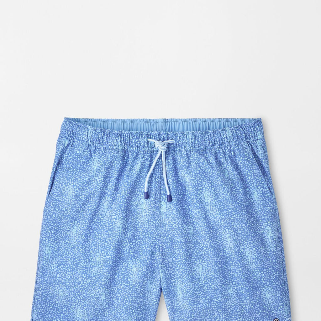 Peter Millar Sea Glass Seahorses Swim Trunk