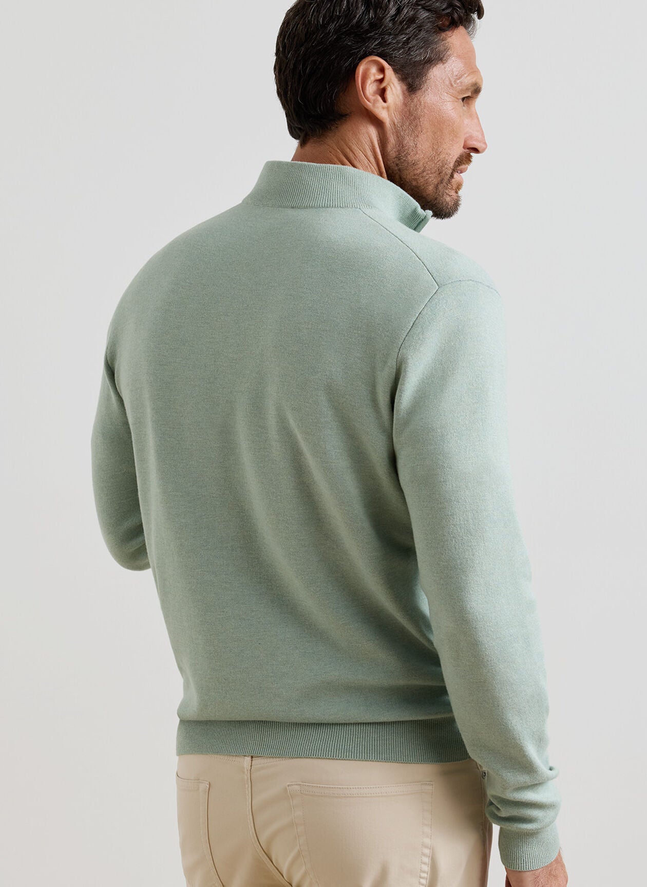 Peter Millar Coolspun Lite Cotton Quarter-Zip Sweater