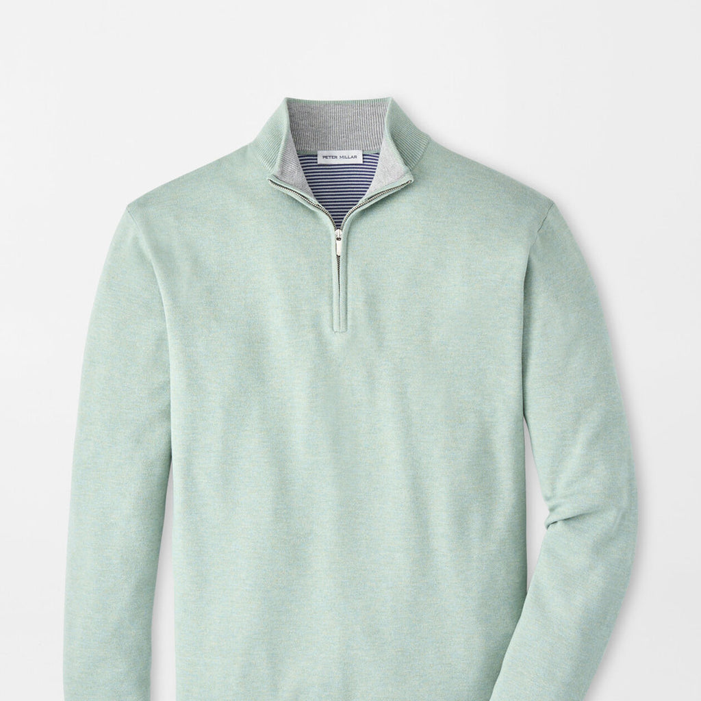 Peter Millar Coolspun Lite Cotton Quarter-Zip Sweater