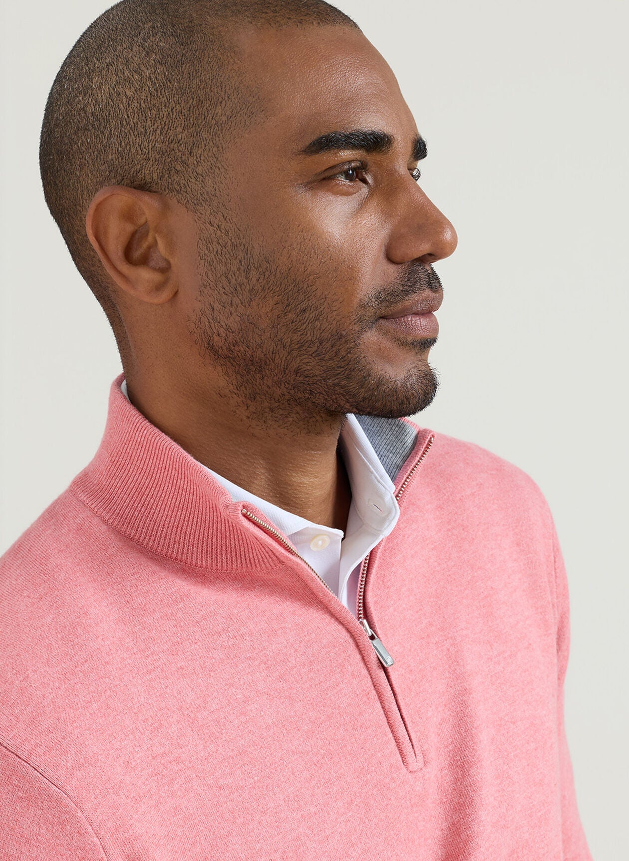 Peter Millar Coolspun Lite Cotton Quarter-Zip Sweater