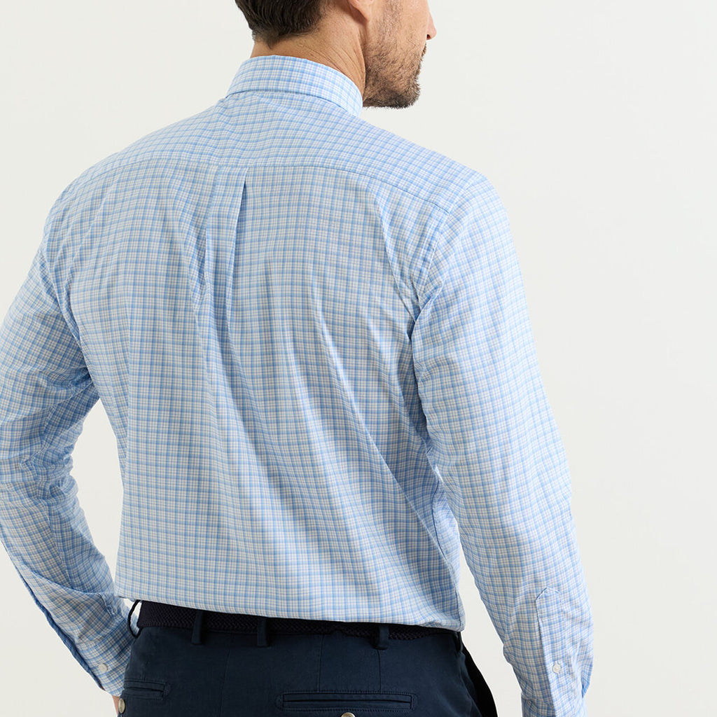 Peter Millar Calvin Crown Lite Cotton-Stretch Sport Shirt