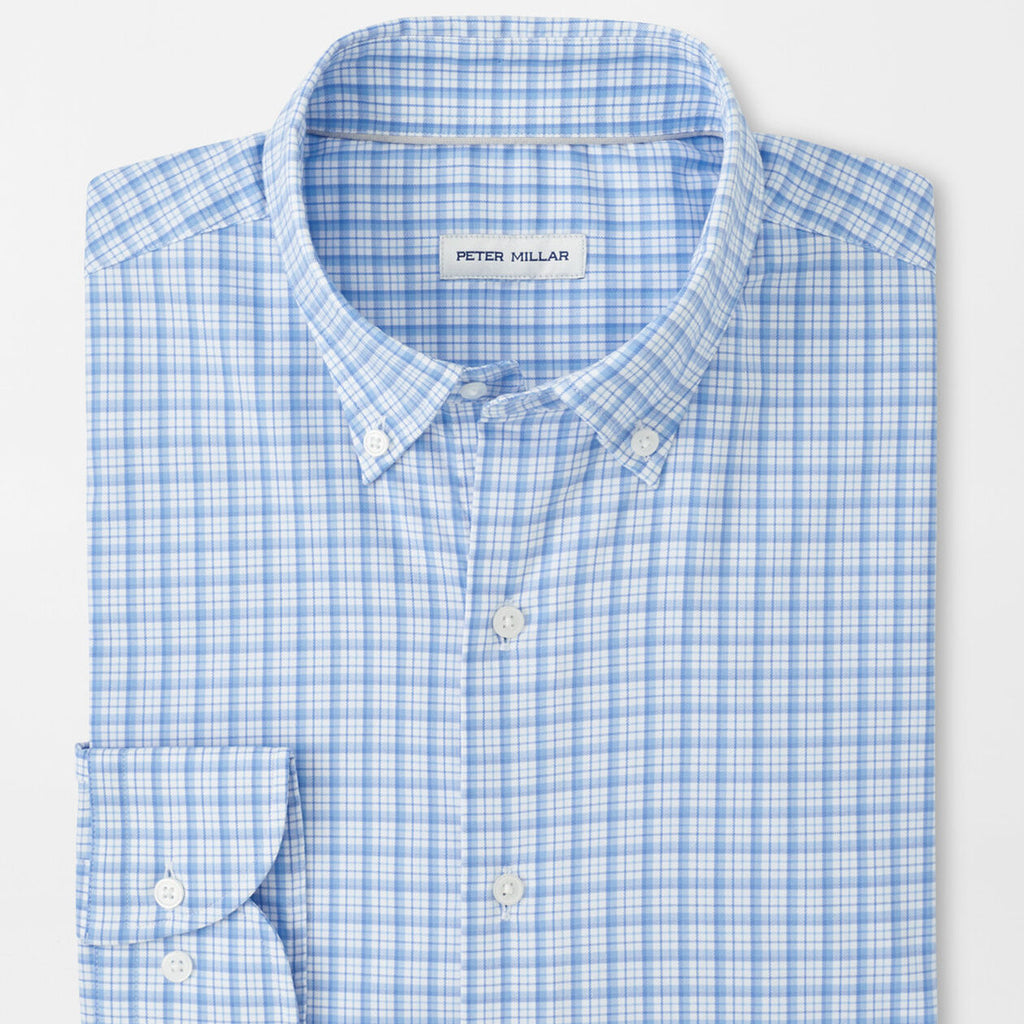 Peter Millar Calvin Crown Lite Cotton-Stretch Sport Shirt