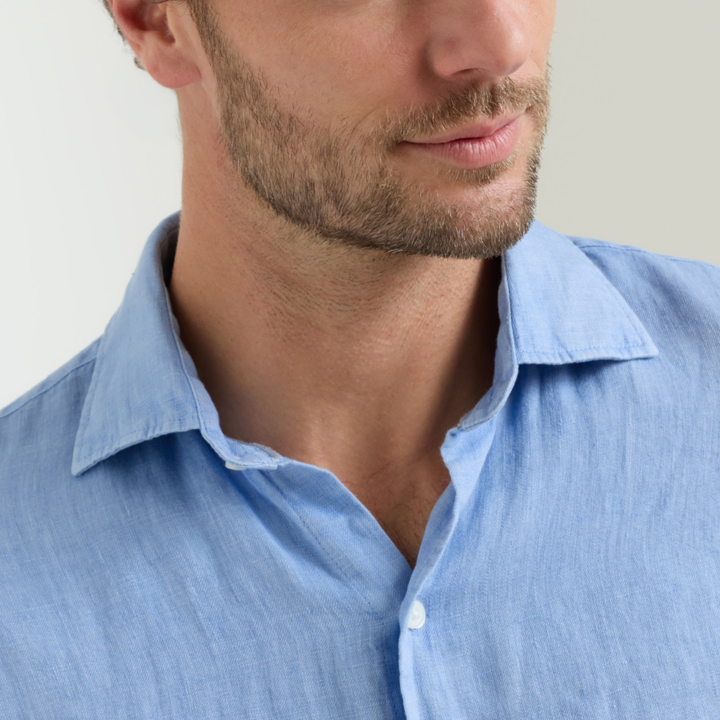 Peter Millar Shoreside Linen Sport Shirt