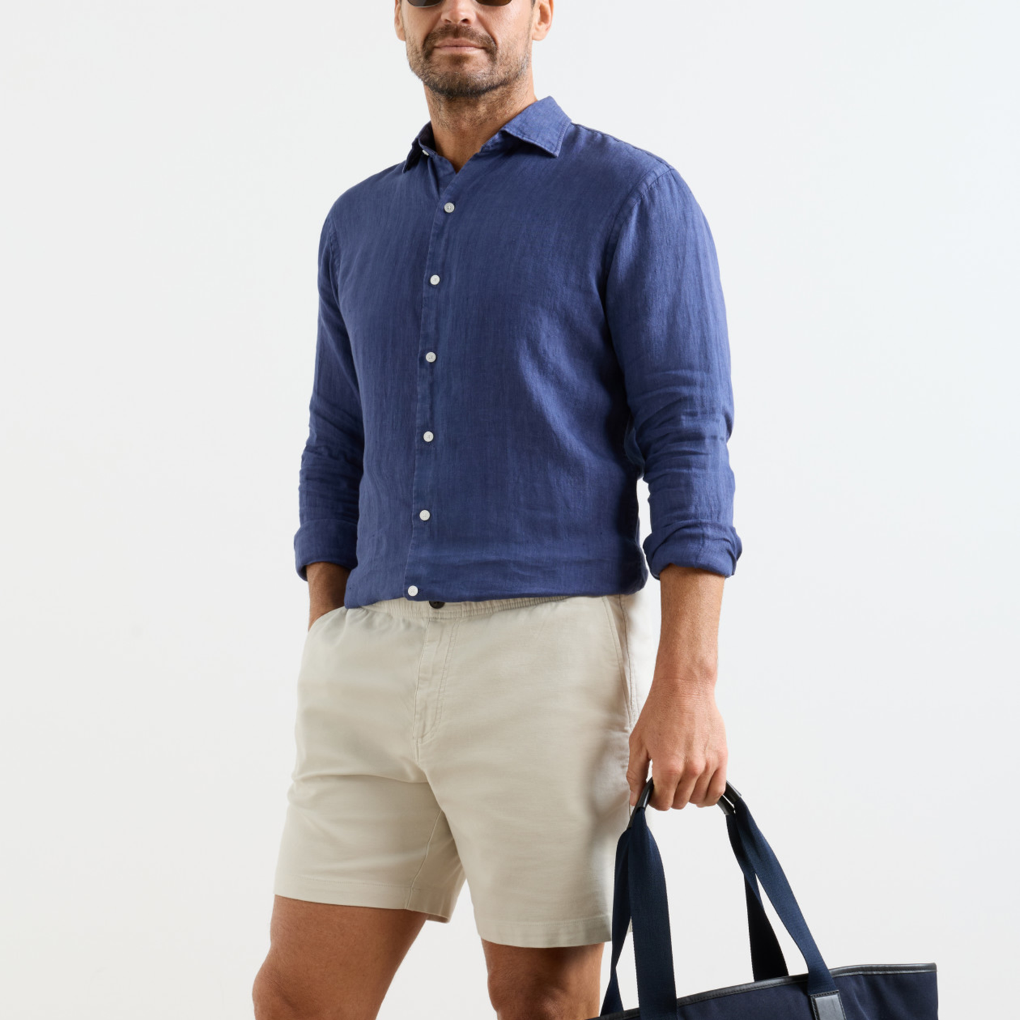 Peter Millar Shoreside Linen Sport Shirt