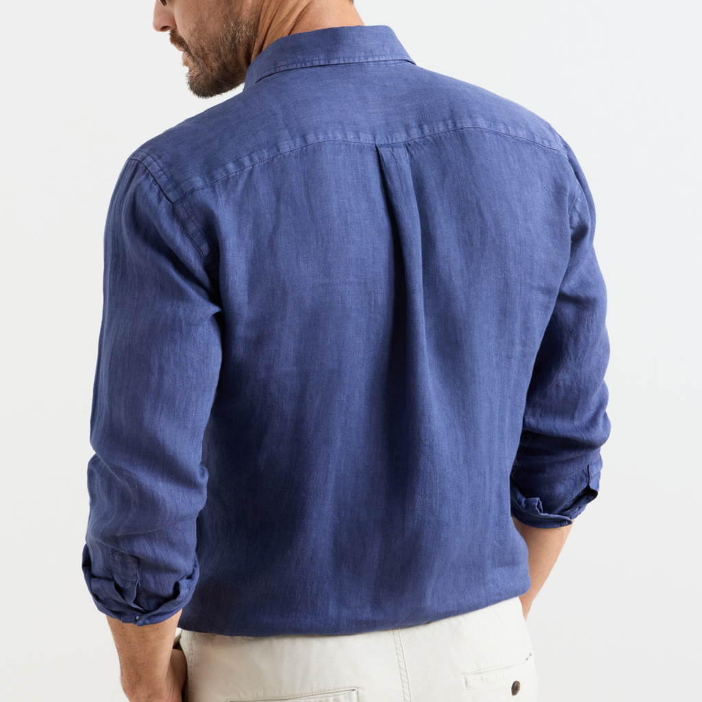 Peter Millar Shoreside Linen Sport Shirt