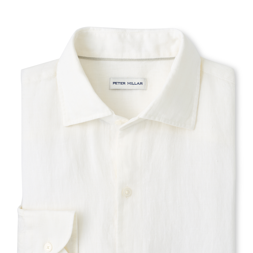 Peter Millar Shoreside Linen Sport Shirt