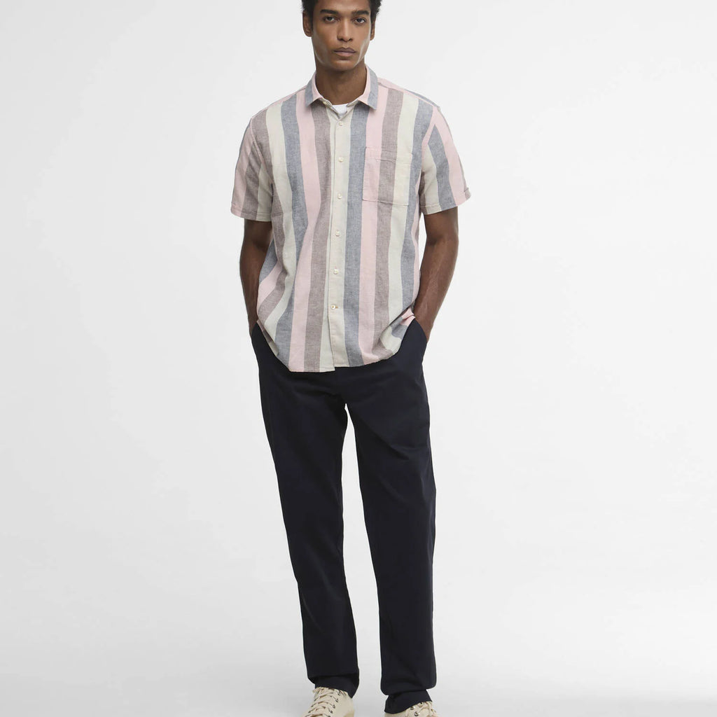 Barbour Portwell Striped Regular Short-Sleeved Shirt