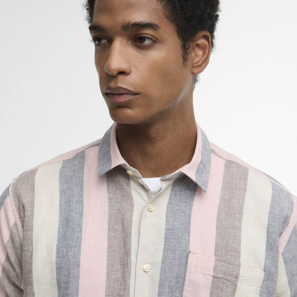 Barbour Portwell Striped Regular Short-Sleeved Shirt