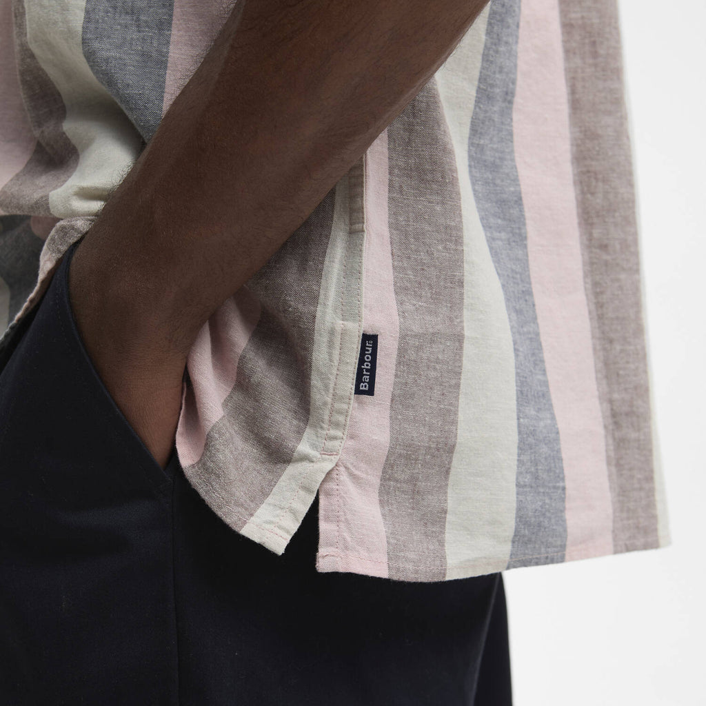 Barbour Portwell Striped Regular Short-Sleeved Shirt