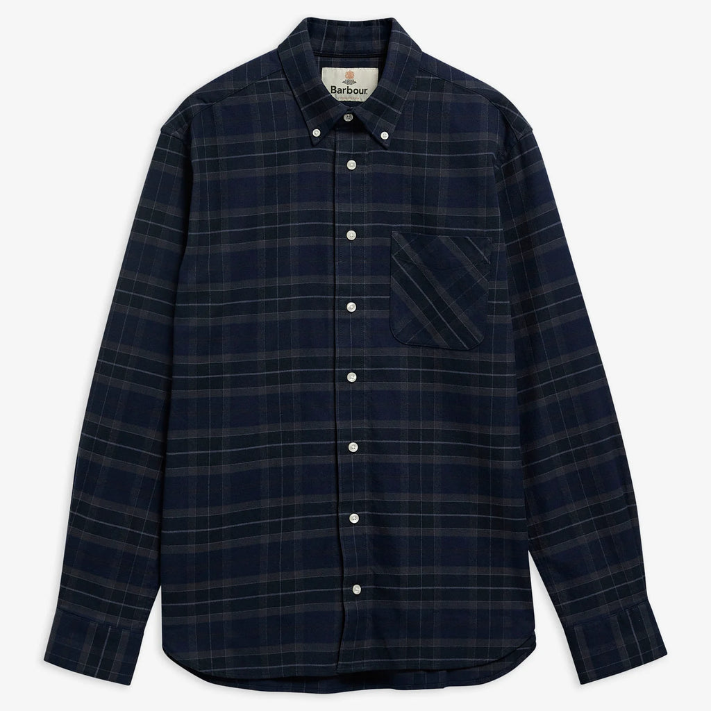 Barbour Mineral Tartan Authentic-Fit Long-Sleeved Shirt