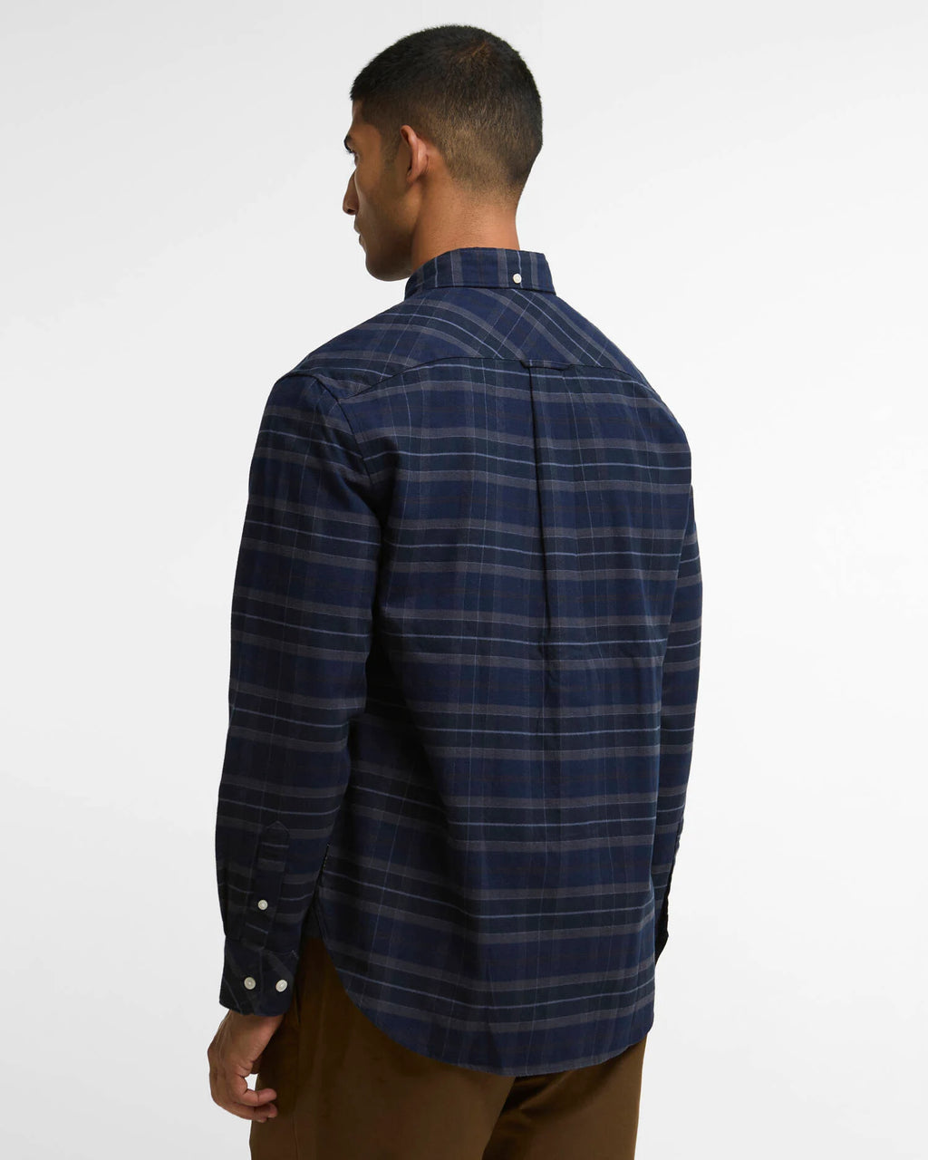 Barbour Mineral Tartan Authentic-Fit Long-Sleeved Shirt