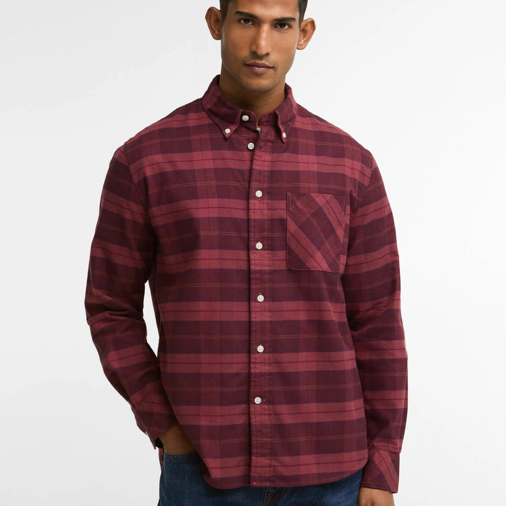 Barbour Mineral Tartan Authentic-Fit Long-Sleeved Shirt