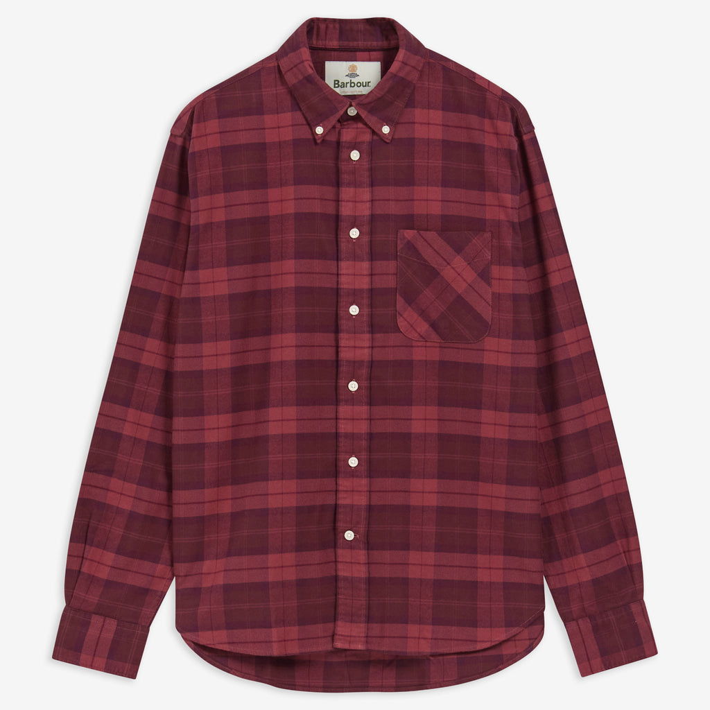 Barbour Mineral Tartan Authentic-Fit Long-Sleeved Shirt