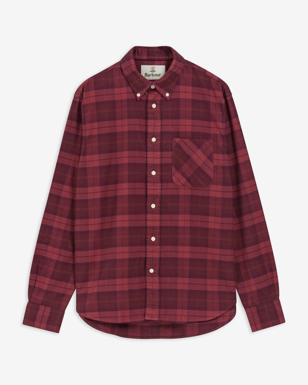 Barbour Mineral Tartan Authentic-Fit Long-Sleeved Shirt