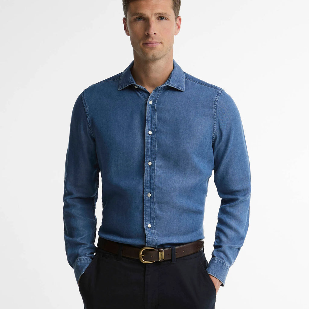 Barbour Burnett Denim Tailored Long-Sleeved Shirt