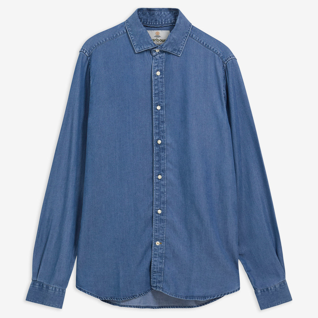 Barbour Burnett Denim Tailored Long-Sleeved Shirt