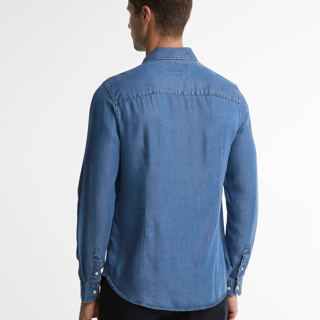 Barbour Burnett Denim Tailored Long-Sleeved Shirt